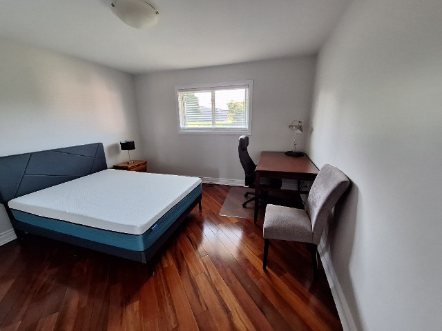 Grande chambre meublée, tout inclus, avec salle de bain privée
