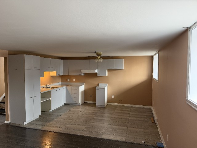 4 1/2 sous-sol a louer , calme paisible, accès terrain